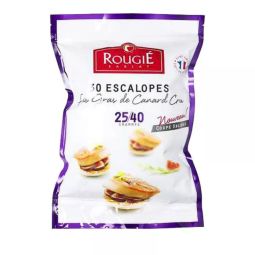 Duck Foie Gras Sliced 25/40 Frz (~1kg) - Rougie