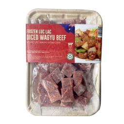 Bò Lúc Lắc - Diced Wagyu Fz Beef Mb 4/9 Fb 400Days Gf Aus (350G) - Stockyard - Ctr