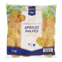 Apricot Halves IQF (1Kg) - Metro Chef