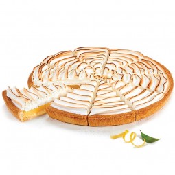 Tart Lemon Meringue Precut 10 Slices Frz (1Kg) - Boncolac | EXP 20/11/2025