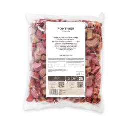 Frozen Rhubard Pieces IQF (1kg) - Ponthier