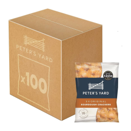 ORIGINAL SOURDOUGH CRACKERS (9G) C100 - PETERS YARD - DEVON CREAM COMPANY | EXP 04/08/2025