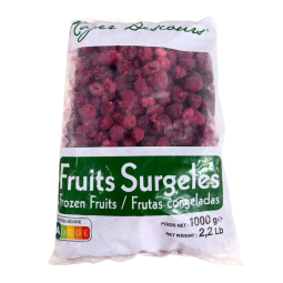 Mâm xôi đỏ - IQF Frozen Whole Raspberries (1Kg) - Loragro