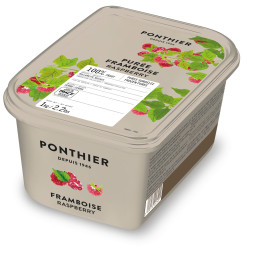 Ponthier - Frozen Puree Raspberry (1kg)