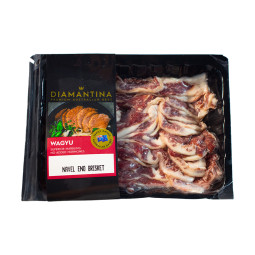 Thịt đùi trước bò - Stanbroke- Wagyu MB4/5 Navel End Brisket - 2-3mm Slice 500G