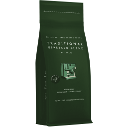 Cà Phê Nguyên Hạt - Traditional Espresso Blend 70% Arabica 30% Robusta Whole Beans (1Kg) - Lacaph