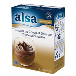 Chế phẩm làm Mousse chocolate - Alsa - Préparation pour Mousse au Chocolat Douceur 960g