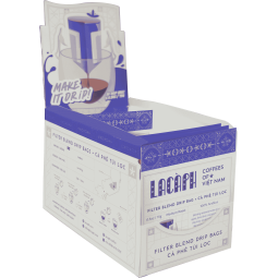 FILTER BLEND 100% ARABICA COFFEE DRIP BAGS (15G*20) - LACAPH