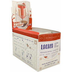 Cà phê túi lọc Lacàph Phin Blend Drip Bag hộp 15g * 20