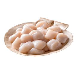 SCALLOPS MEAT SUSHI GRADE FRZ 60/80 (~1KG) - CRYSTAL BAY