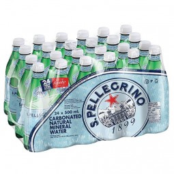 Nước khoáng có ga PET 500ml*24 (chai nhựa - có ga) - San Pellegrino