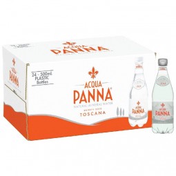 Nước khoáng tự nhiên PET 500ml*24 (chai nhựa - không ga) - Acqua Panna | EXP 21/05/2025