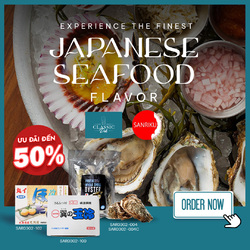 🇯🇵INDULGE IN THE EXQUISITE FLAVORS OF JAPANESE SEAFOOD - SUPER HOT DEAL UP TO 50%
🔥Limited quantities available, only applicable while promotional products last.

😍 Now you can showcase your creativity in the kitchen with imported Japanese seafood recipes to delight the whole family at incredibly attractive prices. Don't wait any longer, seize the offer quickly!🔥

🦪𝐇𝐨𝐤𝐤𝐚𝐢𝐝𝐨 𝐒𝐜𝐚𝐥𝐥𝐨𝐩
+ From the renowned brand Senrei - the best seafood producer in Japan, these sashimi-grade scallops are quickly frozen to preserve the sweet, succulent meat and firm texture. 

+ Japanese Scallops are richer in meat than regular scallops, juicy, tender, and sweet with a creamy, slightly salty taste from the sea, creating a harmonious and rich flavor profile.

🦪 𝐒𝐚𝐧𝐫𝐢𝐤𝐮 𝐉𝐚𝐩𝐚𝐧𝐞𝐬𝐞 𝐎𝐲𝐬𝐭𝐞𝐫𝐬 
+ The Sanriku Japanese Oysters are among the most famous and delicious oysters globally. 

+ Encased in delicate shells, the Sanriku Japanese Oysters boast a generous, creamy, and succulent meat with a sweet, refreshing oceanic taste that tantalizes the palate.

🦪 Japanese Scallops and Sanriku Oysters with Sashimi grade are versatile ingredients that can be used in a variety of dishes with different cooking methods such as sashimi, tempura, nigiri sushi, etc...

🔥𝐷𝑜𝑛'𝑡 𝑑𝑒𝑙𝑎𝑦, 𝑡𝑟𝑦 𝑦𝑜𝑢𝑟 ℎ𝑎𝑛𝑑 𝑎𝑡 𝑐𝑟𝑒𝑎𝑡𝑖𝑛𝑔 𝑚𝑜𝑢𝑡ℎ𝑤𝑎𝑡𝑒𝑟𝑖𝑛𝑔 𝑑𝑖𝑠ℎ𝑒𝑠 𝑛𝑜𝑤!
🇯🇵 𝐇𝐨𝐤𝐤𝐚𝐢𝐝𝐨 𝐒𝐜𝐚𝐥𝐥𝐨𝐩: https://classicdeli.vn/ho-chi-minh/en/flash-sales/4965-hokkaido-japan-frozen-scallop-meat-size-3s-41-50pcbag-1kg-tatsumi.html

🇯🇵 𝐒𝐚𝐧𝐫𝐢𝐤𝐮 𝐎𝐲𝐬𝐭𝐞𝐫𝐬: https://classicdeli.vn/ho-chi-minh/en/seafood/4226-hokkaido-japan-frozen-scallop-meat-size-3s-41-50pcbag-1kg-tatsumi.html