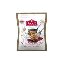 Gan Vịt Cắt Lát - Duck Foie Gras 40/60 4 Slices Frz (~180G) - Rougié