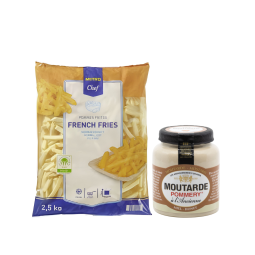 STEAK NIGHT GIFT COMBO - French Fries Metro Chef x Honey Mustard Pommery