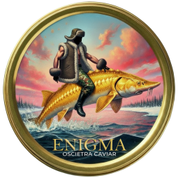 Trứng Cá Tầm Crystal Caviar Enigma Hộp 50g – Hạt Sáng Mịn, Vị Thanh Nhẹ, Dùng Khai Vị & Ẩm Thực Fine Dining