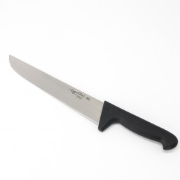 Butcher Knife Straight Black Handle 280Mm