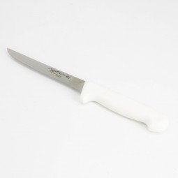 Boning Knife Straight & Narrow White Handle 152Mm