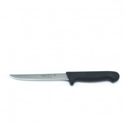 Boning Knife Straight & Narrow Blade Black Handle 152Mm
