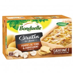 Gratin Frz Precook Mushrooms And Potatoes With Aop Comte (400G) - Bonduelle | EXP 28/02/2023