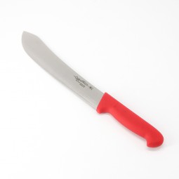 Butcher Knife Red Handle 250Mm