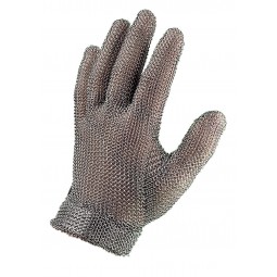 White Stainless Steel Chainman Glove Lacor 39169 (One piece)