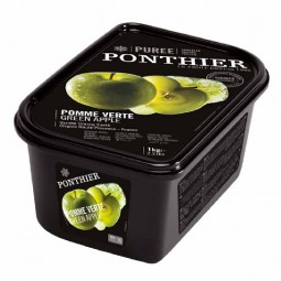 Ponthier - Táo xanh nghiền nhuyễn 10% đường (1kg)