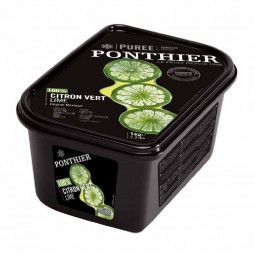 Ponthier - Quả chanh xanh nghiền đông lạnh (1kg)
