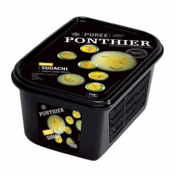Ponthier - Chanh Sudachi nghiền nhuyễn đông lạnh (1kg)