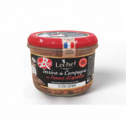 Pate thịt gan heo vị ớt - Country Terrine With Espelette Piment (180g) - Le Chef