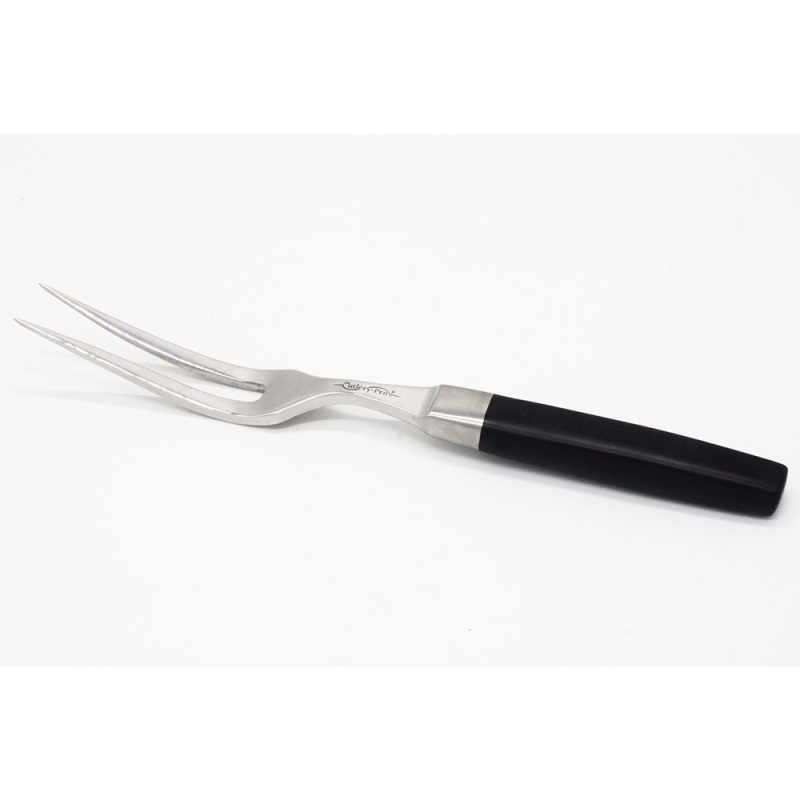 Forged Carving Fork, Curved Black Handle 150Mm