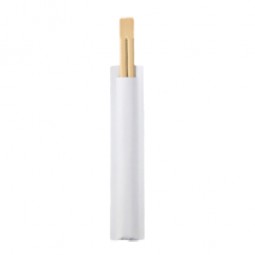Wooden Chopstick In Paper Wrap (200Mm)*100 - HRK (100 pc/bag)