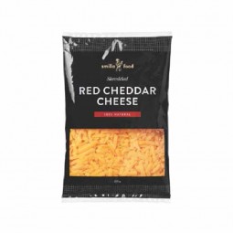 Shredded Red Cheddar Cheese (200G) - Smilla | EXP 21/05/2024