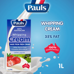 Whipping Cream 35% (1L) - Pauls