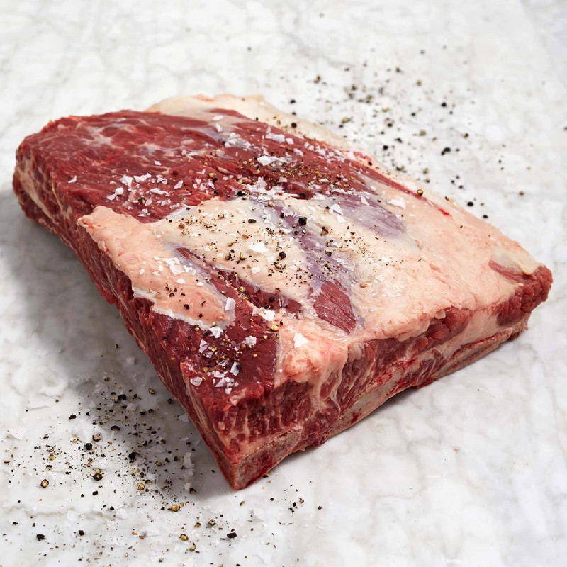 Short Rib Meat 3 Ribs Black Angus Mb2 120days Grain Fed Australia ~3kg Stanbroke