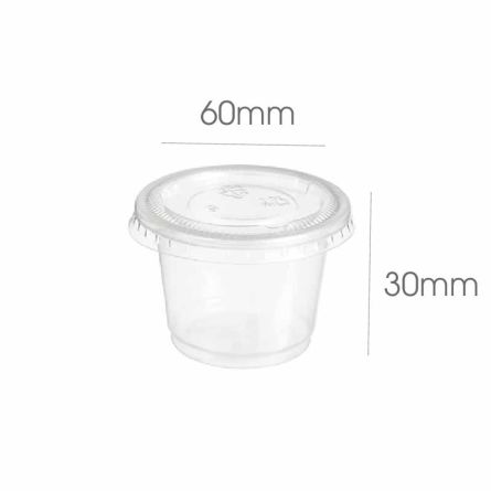 Sauce Pot Plastic (60ml)2400 - HRK
