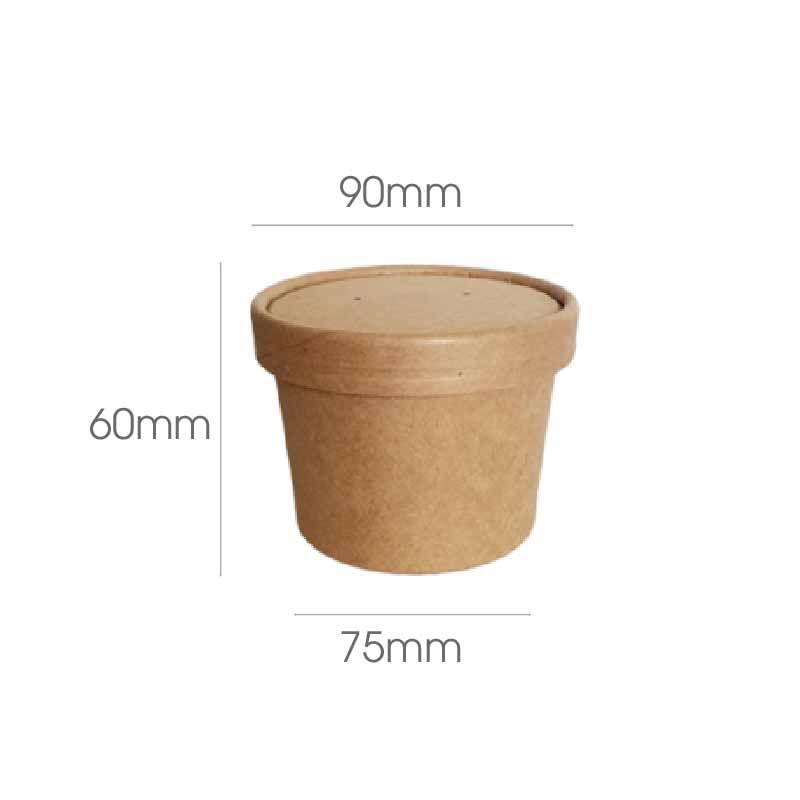 Paper Soup Tubs with Lid (240ml)500 - HRK