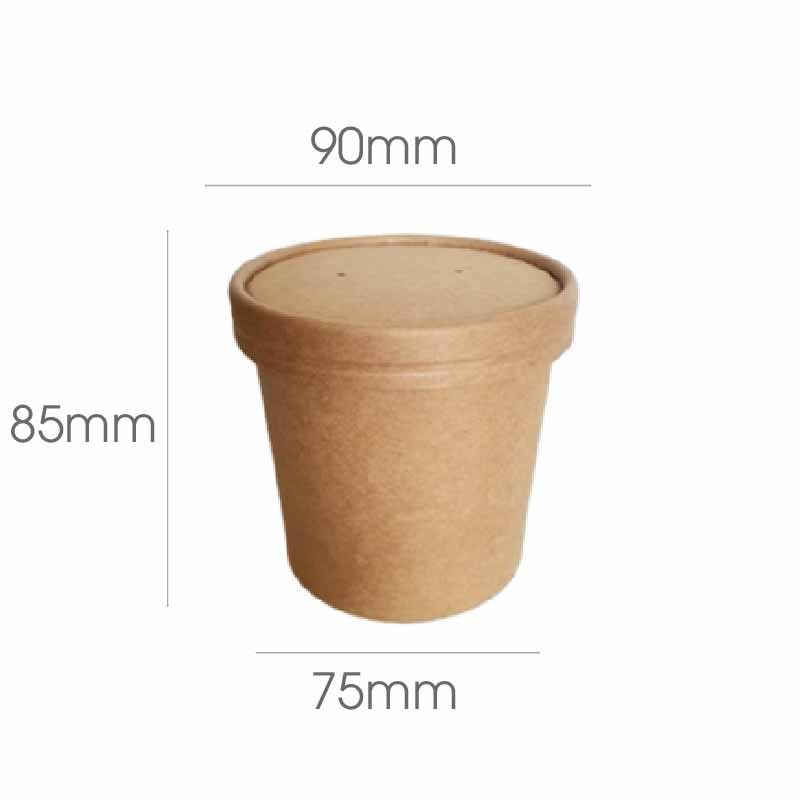 Paper Soup Tubs with Lid (350ml)500 - HRK