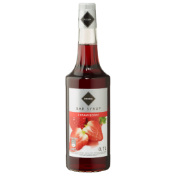 Xi rô vị dâu tây - Rioba Bar Syrup Strawberry 0.7L