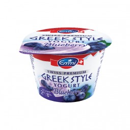 Swiss Greek Yogurt Blueberry Premium 2% Fat (150g) - Emmi | EXP 30/10/2022