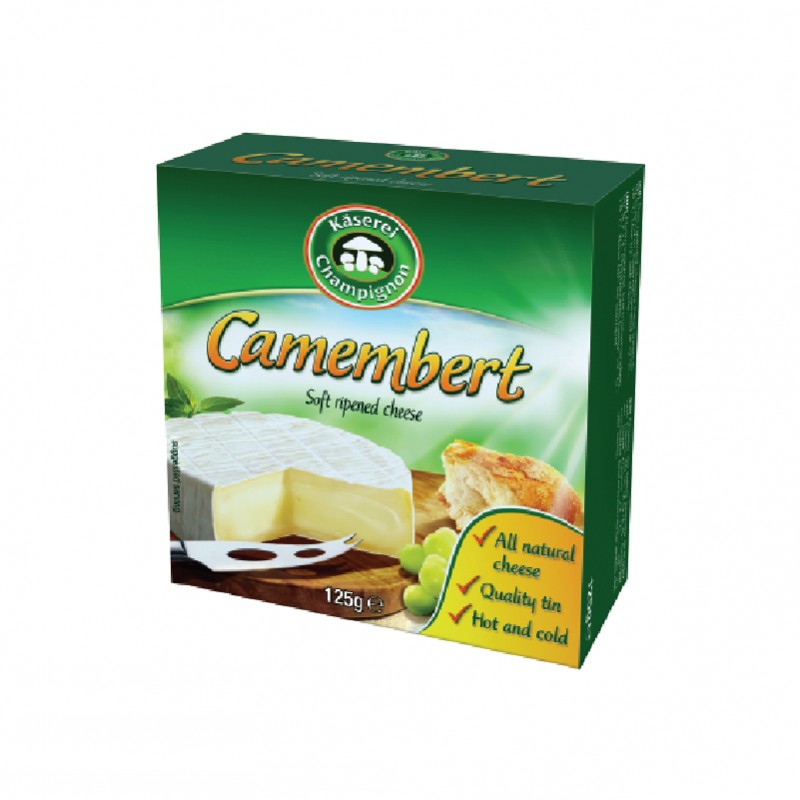 Camembert Pasteurized (125g) Champignon