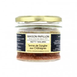 Pa tê gan heo - Maison Papillon - Terrine de Sanglier aux Châtaignes 160g | EXP 12/07/2025