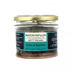 Maison Papillon - Pa tê gan heo vị phô mai xanh Roquefort (160g)
