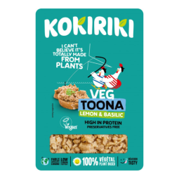 Cá Ngừ Chay Sốt Chanh Vàng & Quế Tây - Plant Based Tuna Lemon & Basil Frz (200G) - Kokiriki