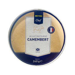 304823 - Camembert Pasteurised (240g) - Metro Savigny
