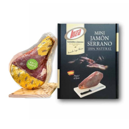 Thịt Heo Muối Mini Jamon Serrano 100% Natural (Ham + Carving Station + Knife) ~ 1Kg/Box