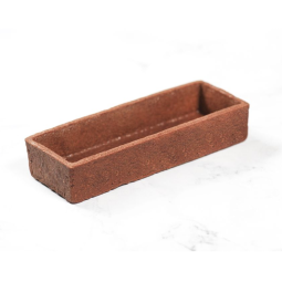 Rectangular Tart Shell Cocoa (2.5X5Cm, 12G) - (C240) - C'Est Bon