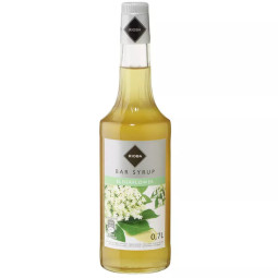 Xi rô vị hoa cơm cháy - Rioba Bar Syrup Elderflower Flavour 0.7l | EXP 22/08/2025