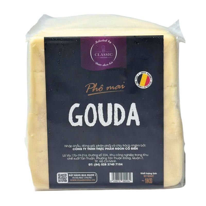 Phô mai Gouda (1Kg) - Quantum - Ctr