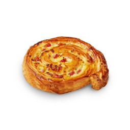 Bột nhào làm bánh nhân thịt nguội và phô mai - Bridor - 54 Ham And Cheese Swirl 120g | EXP 27/04/2025